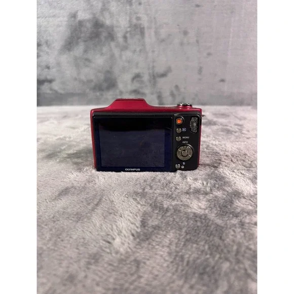Olympus SZ-11 14MP Digital Camera Red 20x Wide Zoom 3D HD Video (Read)